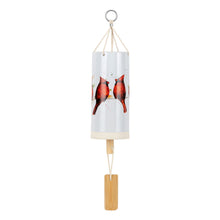 Cardinals on a Wire Windchime - 3x7in