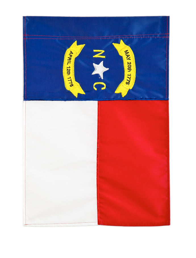 NC State Garden Applique Flag