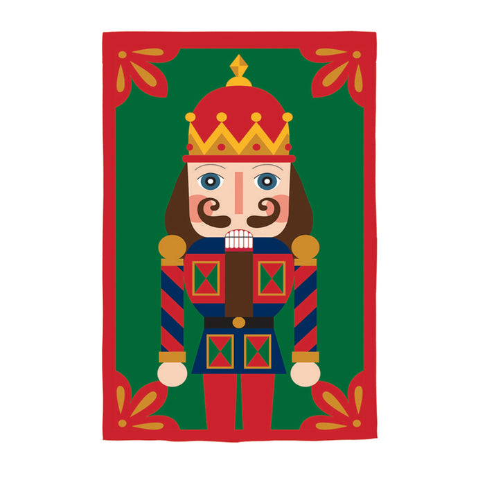 Nutcracker Applique House Flag