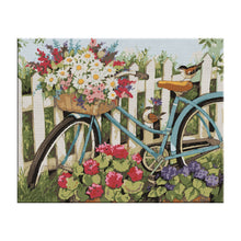 Blue Bicycle Paint By Numbers