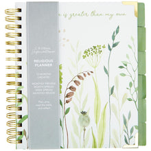 Floral Religious Planner 12 Months Undated