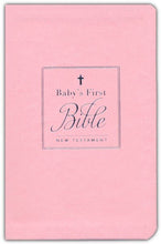KJV Baby's First New Testament--soft leather-look, pink