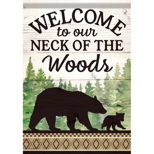 Neck Of The Woods Dura Soft Garden Flag