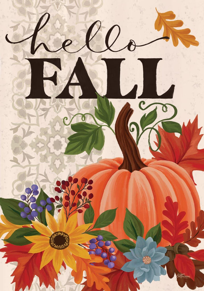 Hello Fall-Garden Flag