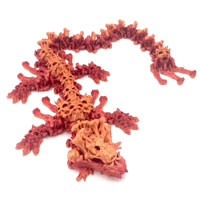 3D Printed Articulated Fire Dragon