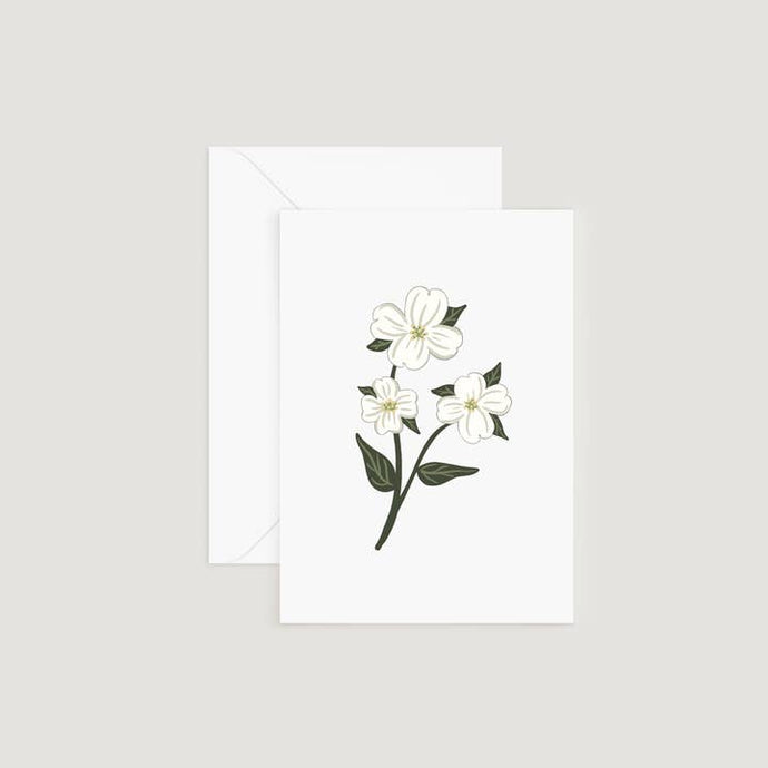Greeting Card, Dogwood Flowers