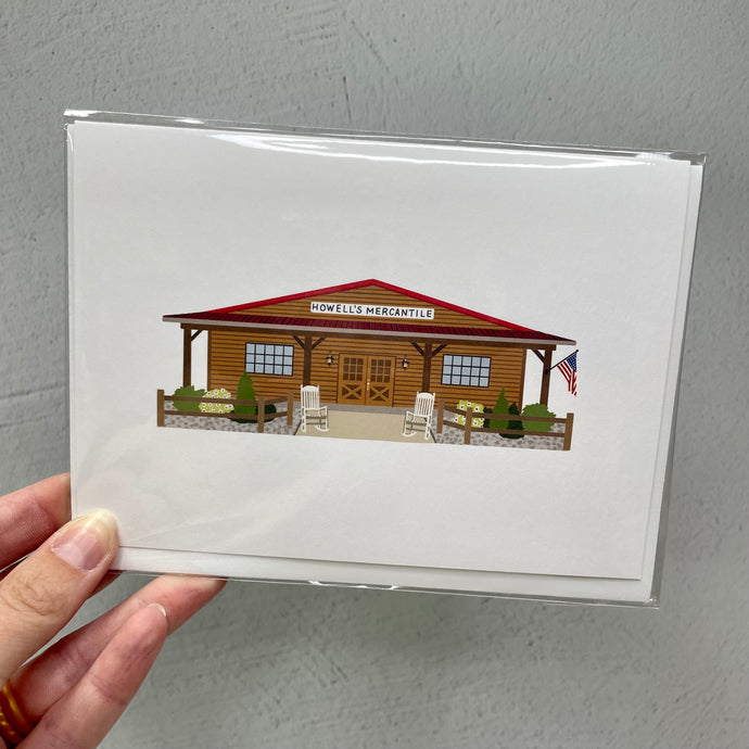 Greeting Card, Howell's Mercantile