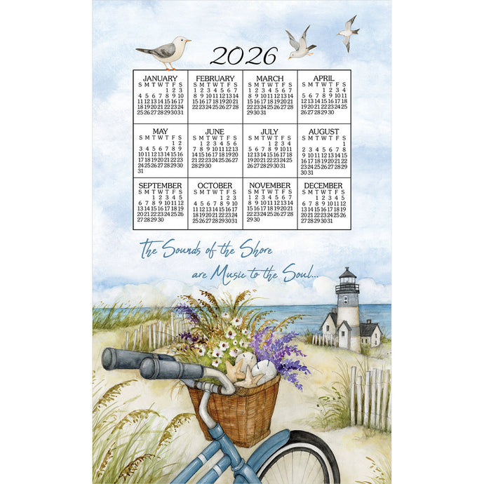 Dishcloth Calendar 2026 Seashore