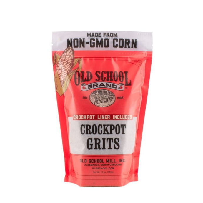 Old School Brand, Stone Ground Crockpot Grits, 16oz