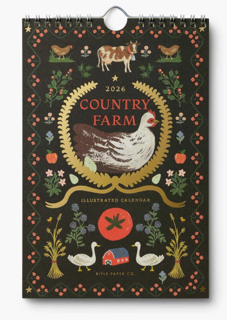 2026 Country Farm Kitchen Calendar (6x9)