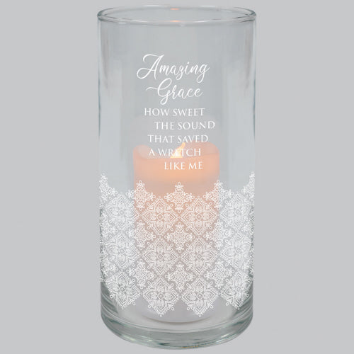 Amazing Grace Hurricane Candle