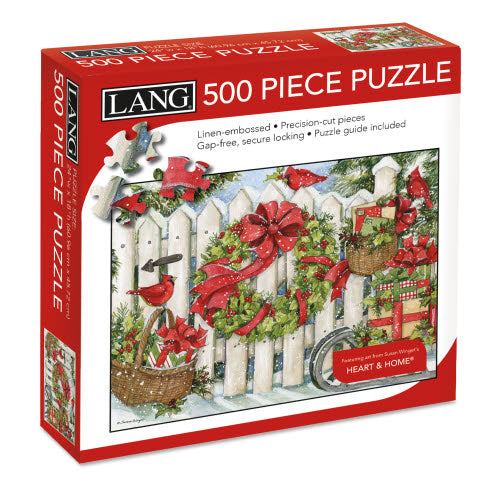 Christmas Fence Puzzle - 500 Piece
