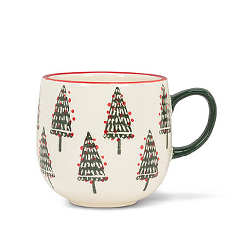Christmas Tree Rounded Mug-3.5