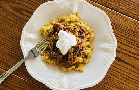 Slow Cooker Black Bean & Corn Salsa Chicken | Howell's Mercantile