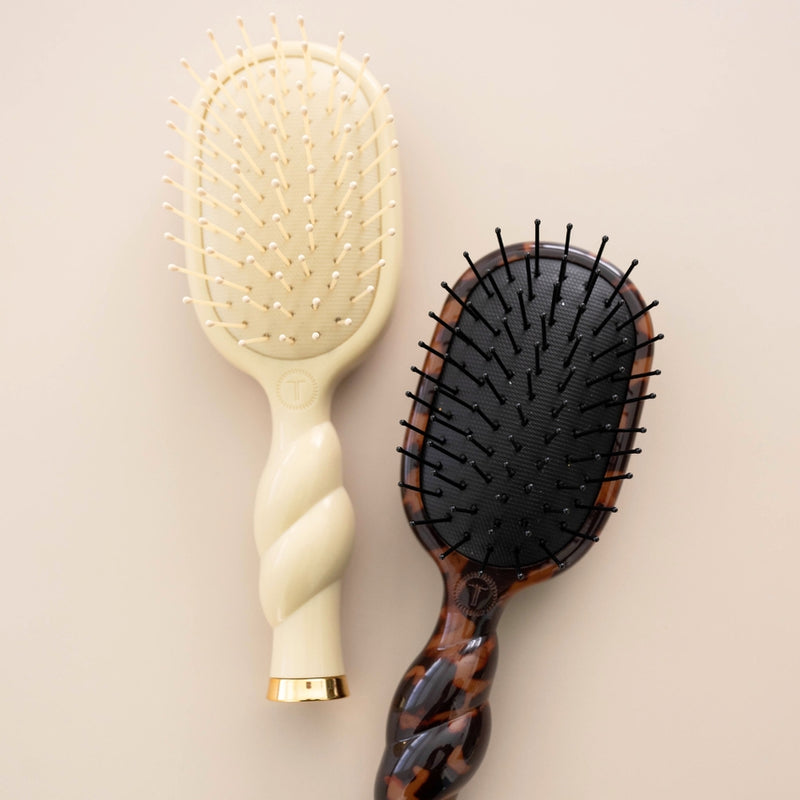 Mini Detangler Brush For Medium Hair - Tan