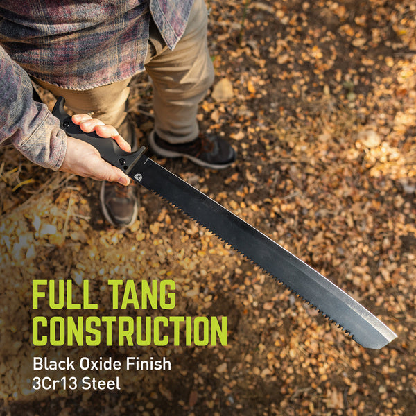 TRUE 17" Sawback Machete
