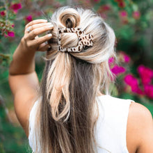 Square Flat Hair Clip | Blonde Tortoise