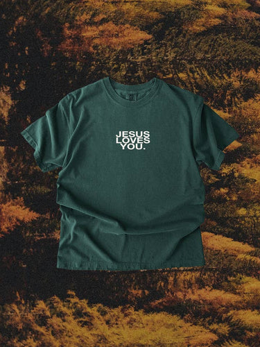Jesus Loves You Tee | Blue Spruce