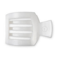 Square Flat Hair Clip | Coconut White