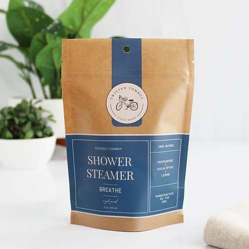 Shower Steamer SINGLES - Breathe | Peppermit+Eucalyptus+Lemon