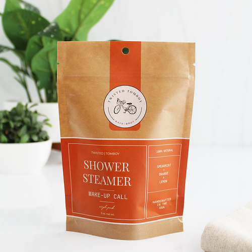 Shower Steamer SINGLES - Wake-Up | Orange+Lemon+Spearmint