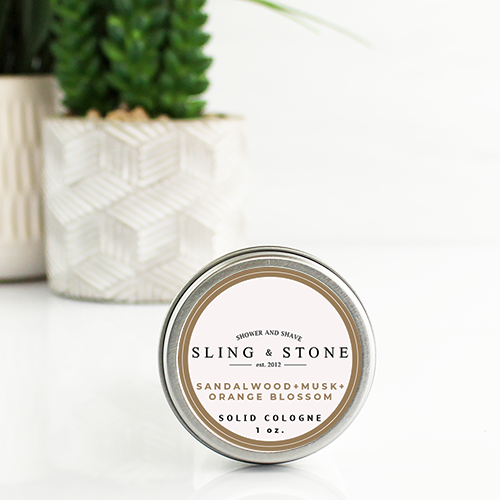 Sandalwood+Musk+Orange Blossom Solid Cologne