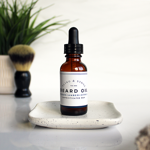 The Highly Sophisticated Man (Woods+Amber+Citrus) Beard Oil