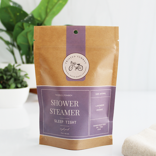 Shower Steamer SINGLES - Sleep Tight | Lavender+Orange