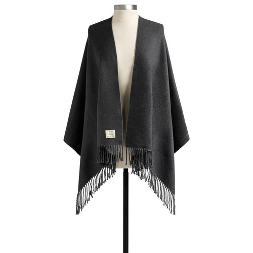 Charcoal Giving Wrap - 24.5x76in