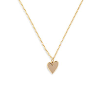 Floral Card and Gold Heart Necklace