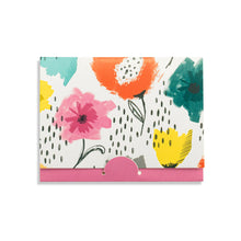 Floral Card and Gold Heart Necklace