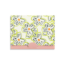 Floral Card and Gold Heart Necklace