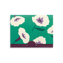 Floral Card and Gold Heart Necklace