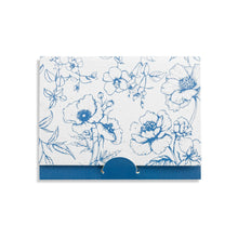 Floral Card and Gold Heart Necklace