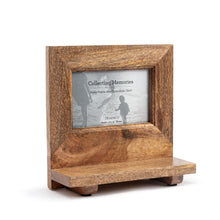 Collecting Memories Natural Mango Wood Frame with Shelf - 4x6in