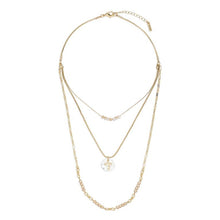 Beaded Prayer Champagne Necklace - 24in