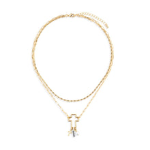 Faith Gold Necklace Jewelry Set - 18in