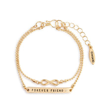 Forever Friends Layered Bracelet - 7in