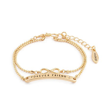 Forever Friends Layered Bracelet - 7in