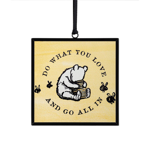 Winnie-the-Pooh Go All In Suncatcher - 3x3in