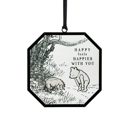 Winnie-the-Pooh Happier with You Suncatcher - 3x3in