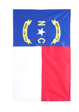 North Carolina State Flag House Applique Flag