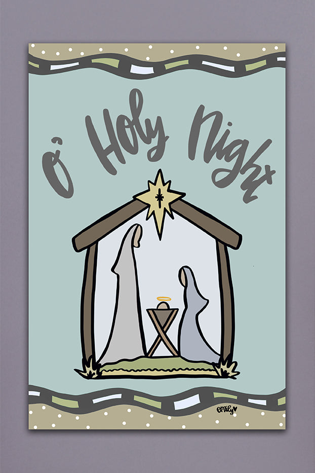 O Holy Night Garden Flag
