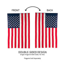American Flag Garden Applique Flag
