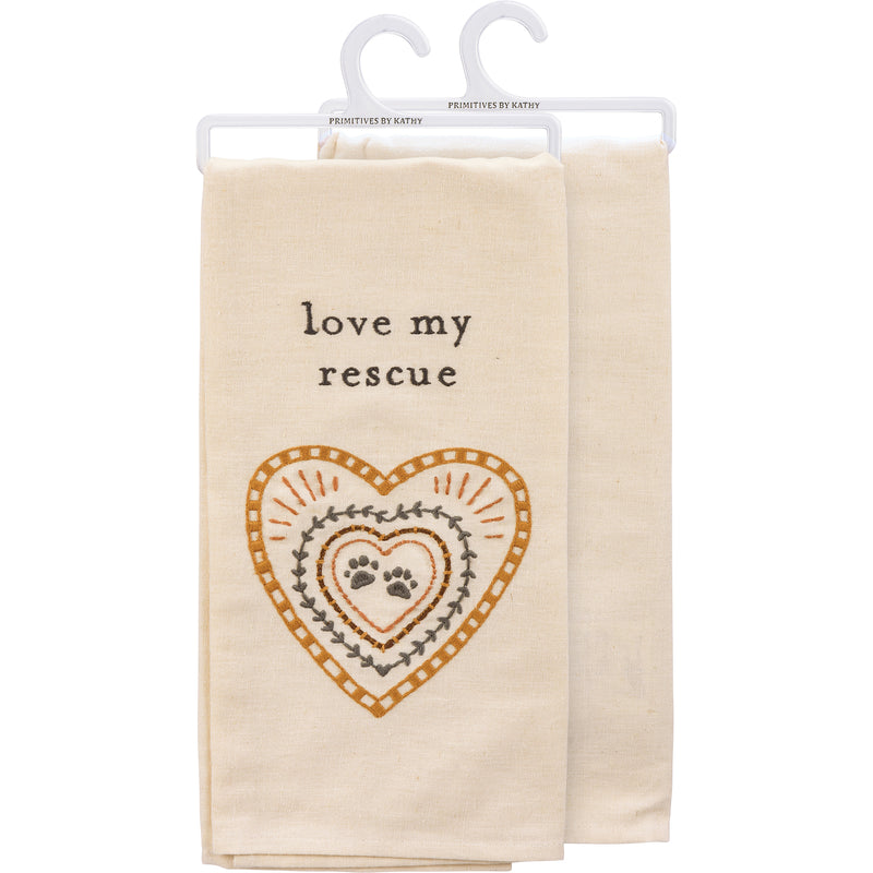 Love My Rescue Kitchen Towel