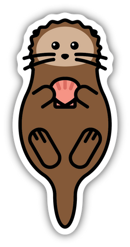 Sea Otter Sticker
