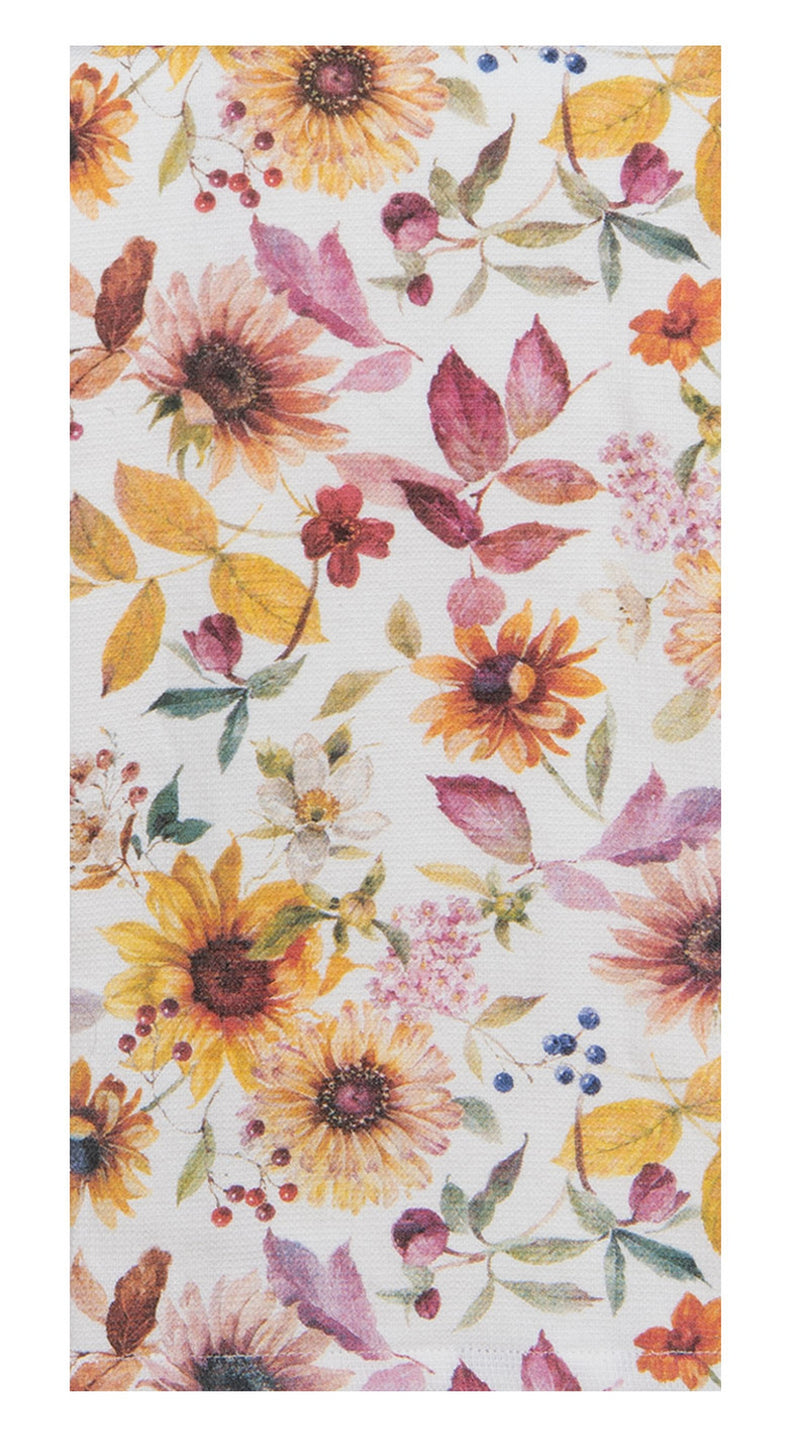 Mulberry Bloom Floral Toss Kitchen Towel