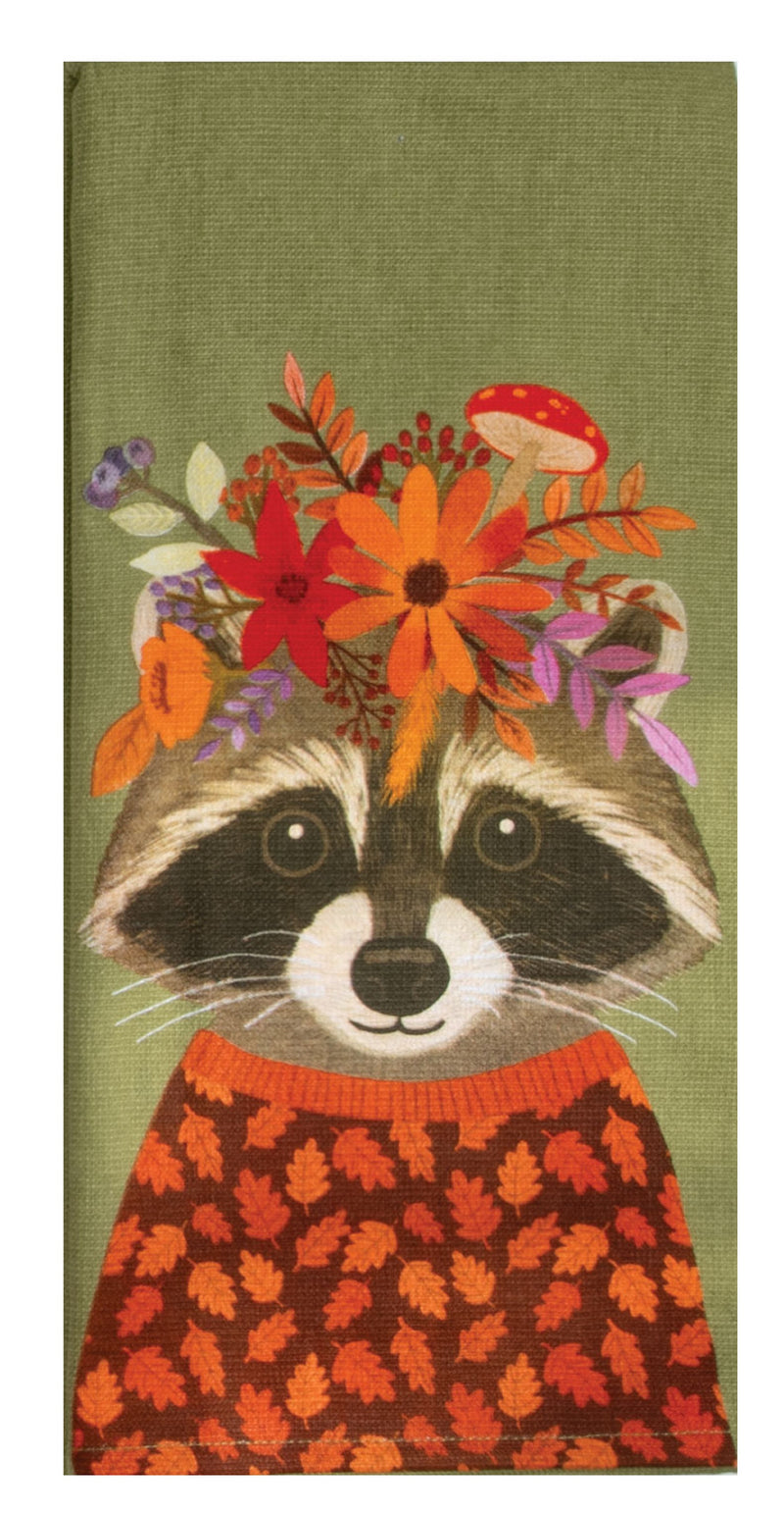 Fall Floral Kitchen Towel