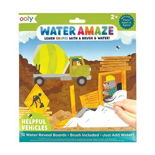 Water Amaze Water Reveal Boards - Helpful Vehicles