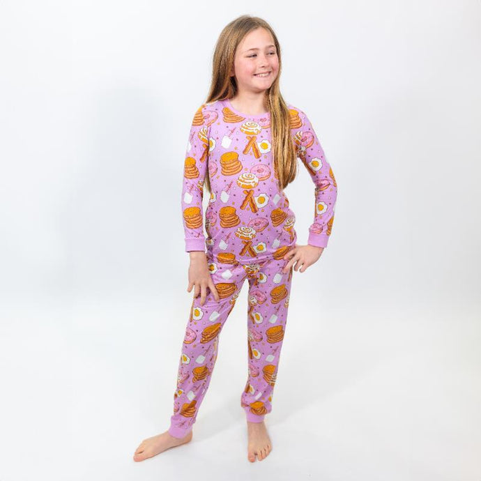 Kids Wakey, Wakey Eggs & Bakey Jogger Jammie Set